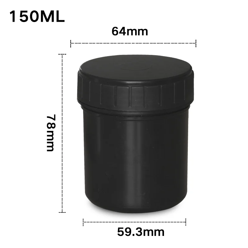 150ML-3 1000 мл пустой пластиковый контейнер для косметики, твердая пудра, контейнер для макияжа, для путешествий, многоразовые бутылки с внутренней крышкой, пищевой - Цвет: 150ML-3