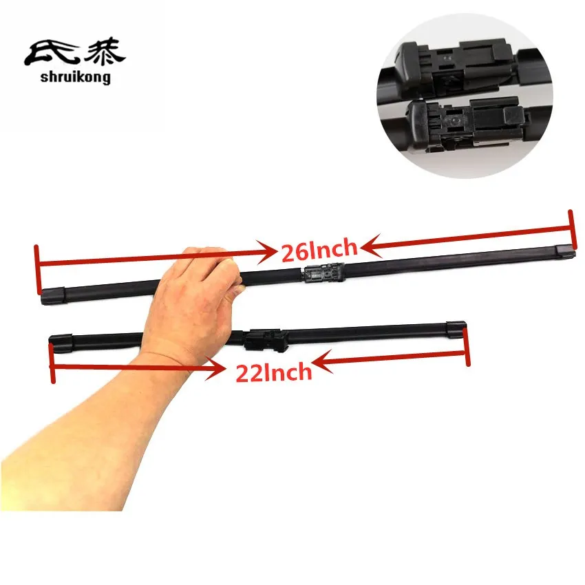 Автомобильные наклейки для стеклоочистителя 2 шт./лот Peugeot Boxer (начиная с 2006 года)