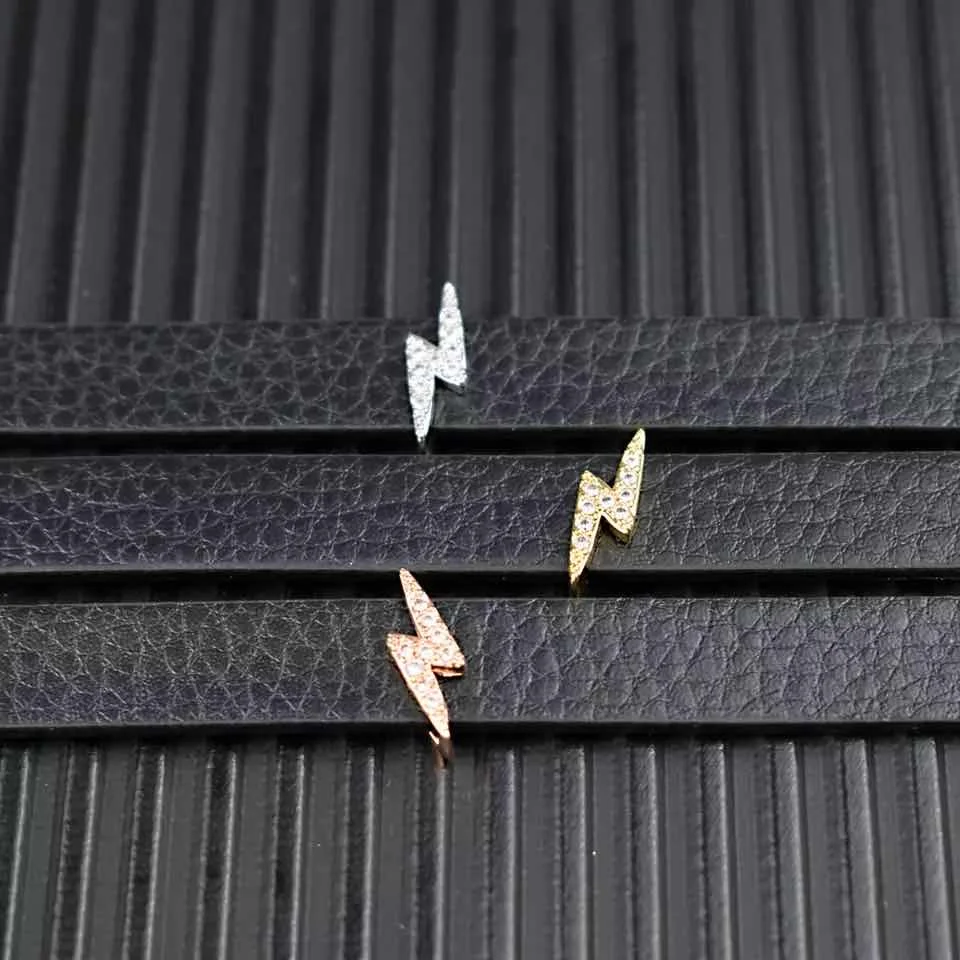 Модный простой и милый мини-браслет с подсветкой из фианита ААА для девочек дам