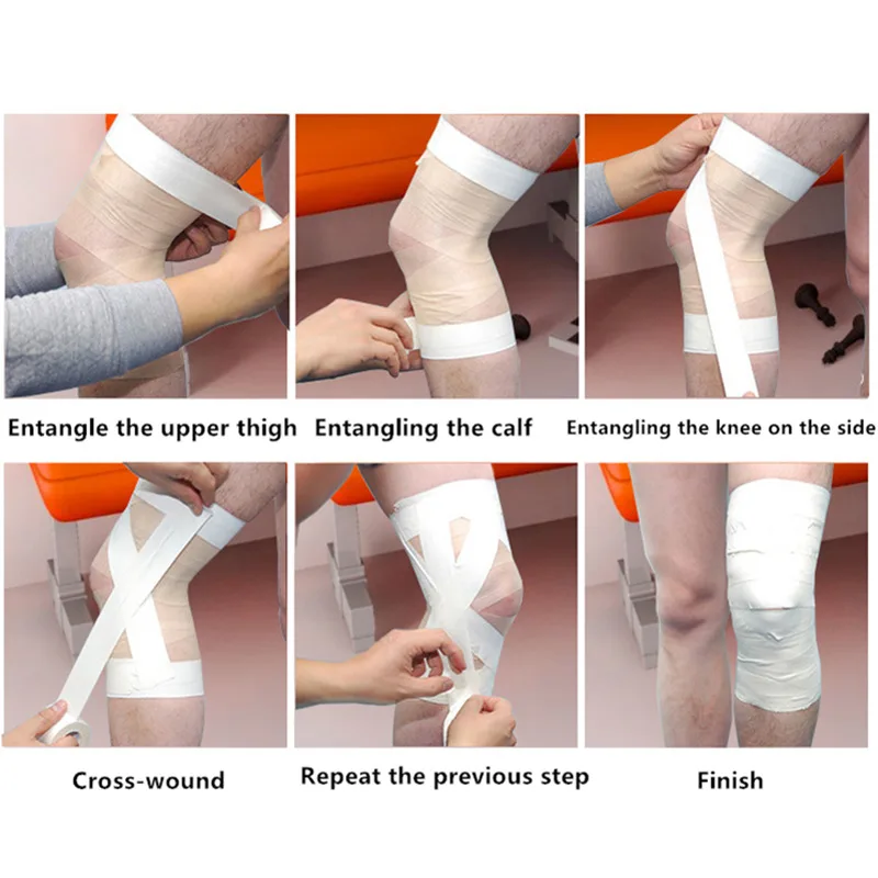 

Kinesiology Tape Muscle Elastic Bandage Sports Tape Set for Knee Shoulder Ankle Elbow Support Stretch Athletic Pain Relief