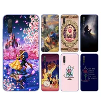 beauty and the beast for xiaomi mi 11i 11 10t 10i 9t 9 a3 8 note 10 ultra lite pro 5g cc9 se soft transparent phone case