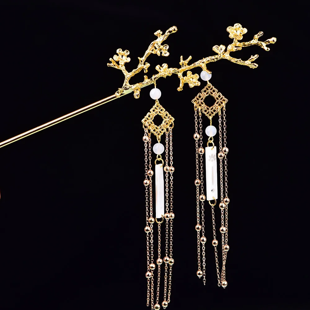 Женская заколка в винтажном стиле цветная глазурь искусственный цветок