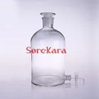 Стеклянный аспиратор 2500 мл, бутылка с заземленной пробкой и пробкой для подачи вина или воды в лабораторном использовании