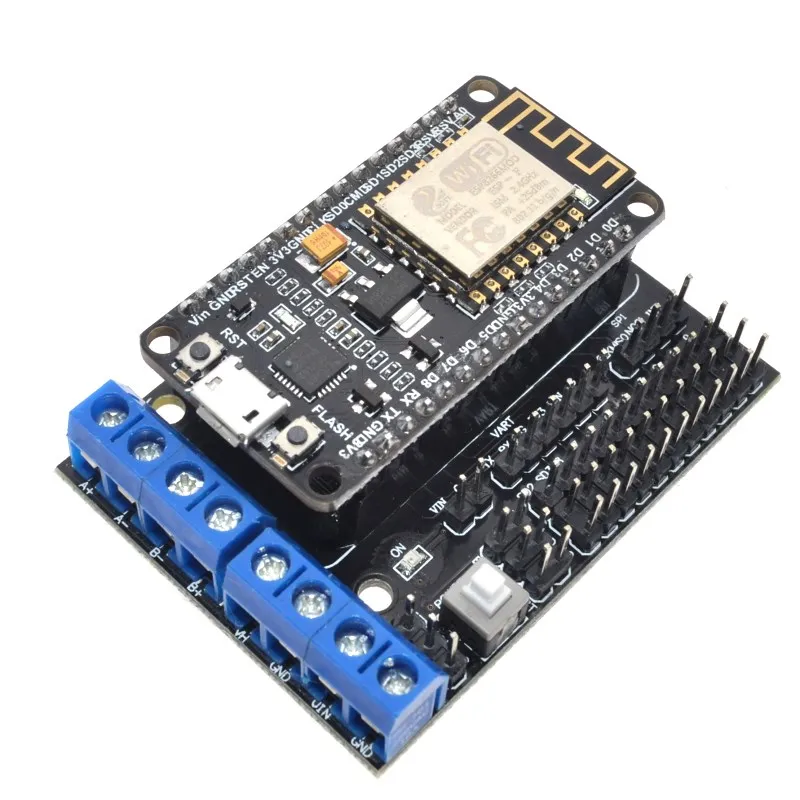 Подходит для Node MCU Development Kit NodeMCU+ моторный щит Esp Wifi Esp8266 Esp-12e diy rc игрушка пульт дистанционного управления Lua IoT smart car Esp12e