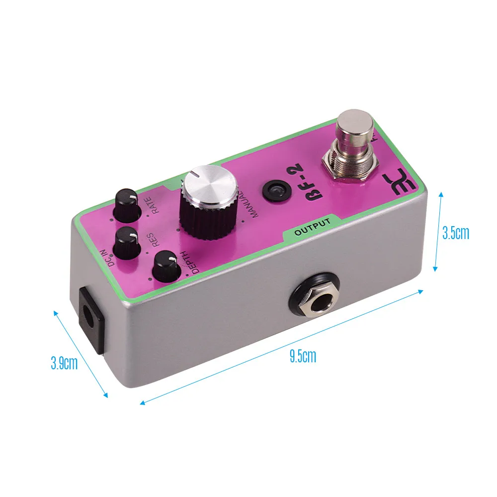 Супер Flanger педаль для гитары цветочные режимы искусственный корпус из