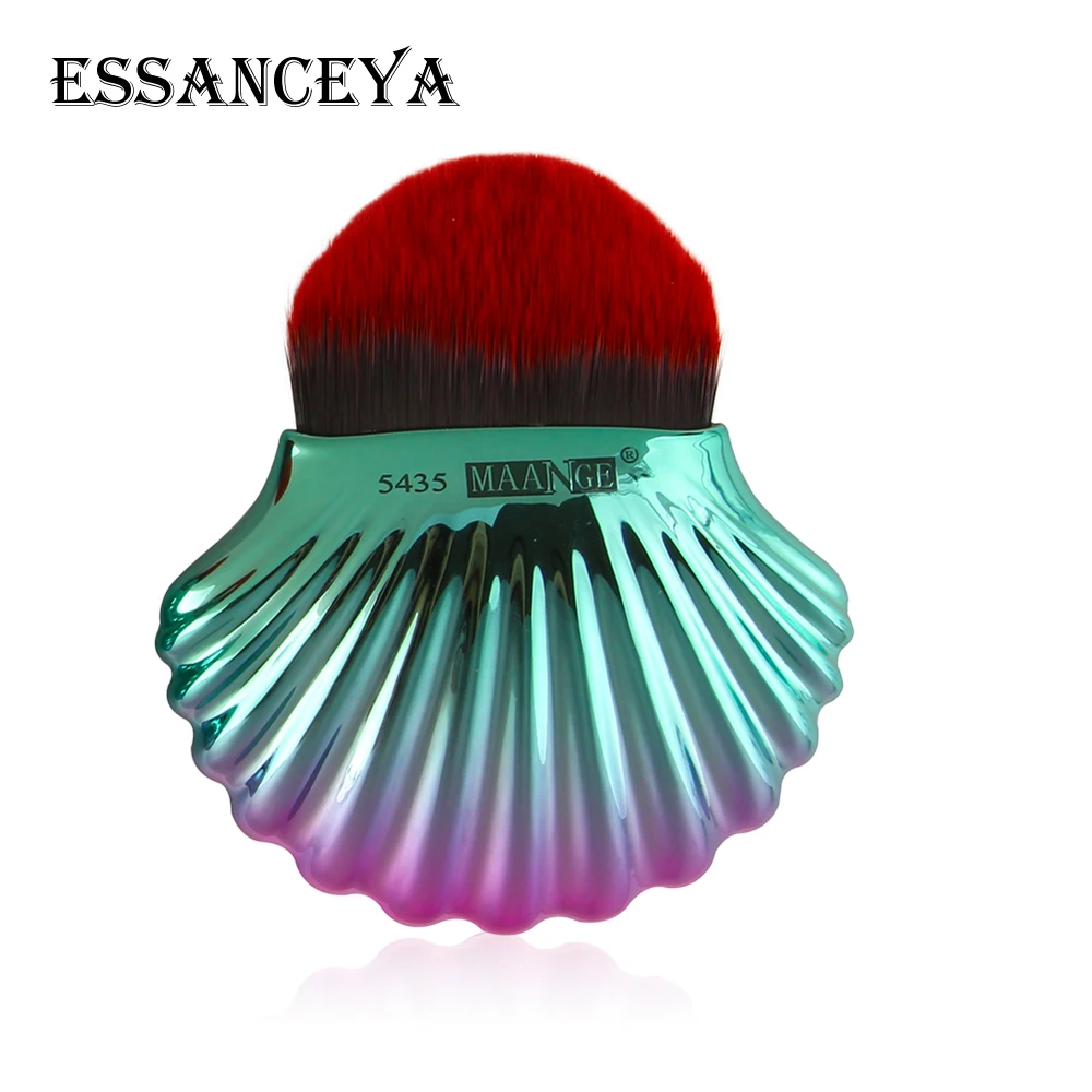 single brush Essanceya 1 шт. основа кисти для макияжа Набор тонального крема для век Румяна Косметическая Кисть для макияжа contour Pro Кисть для макияжа с коробкой и подарки - Handle Color: single brush