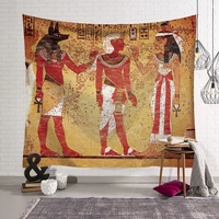 ancient egypt prints tapestry wall hanging sandy beach throw rug blanket camping tent travel mattress sleeping tapestry