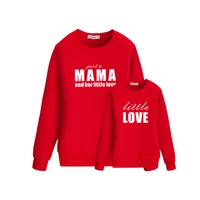 family matching outfits fashion new round neck sweater letters european and american printed mother daughter kids clothes girls