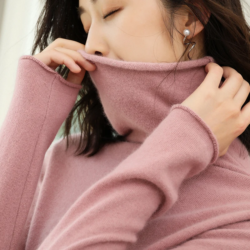 New 100% Cashmere Sweater Ladies Jumpers Free Neck 5Colors Soft Pullovers for Woman Clothes Shipping | Женская одежда