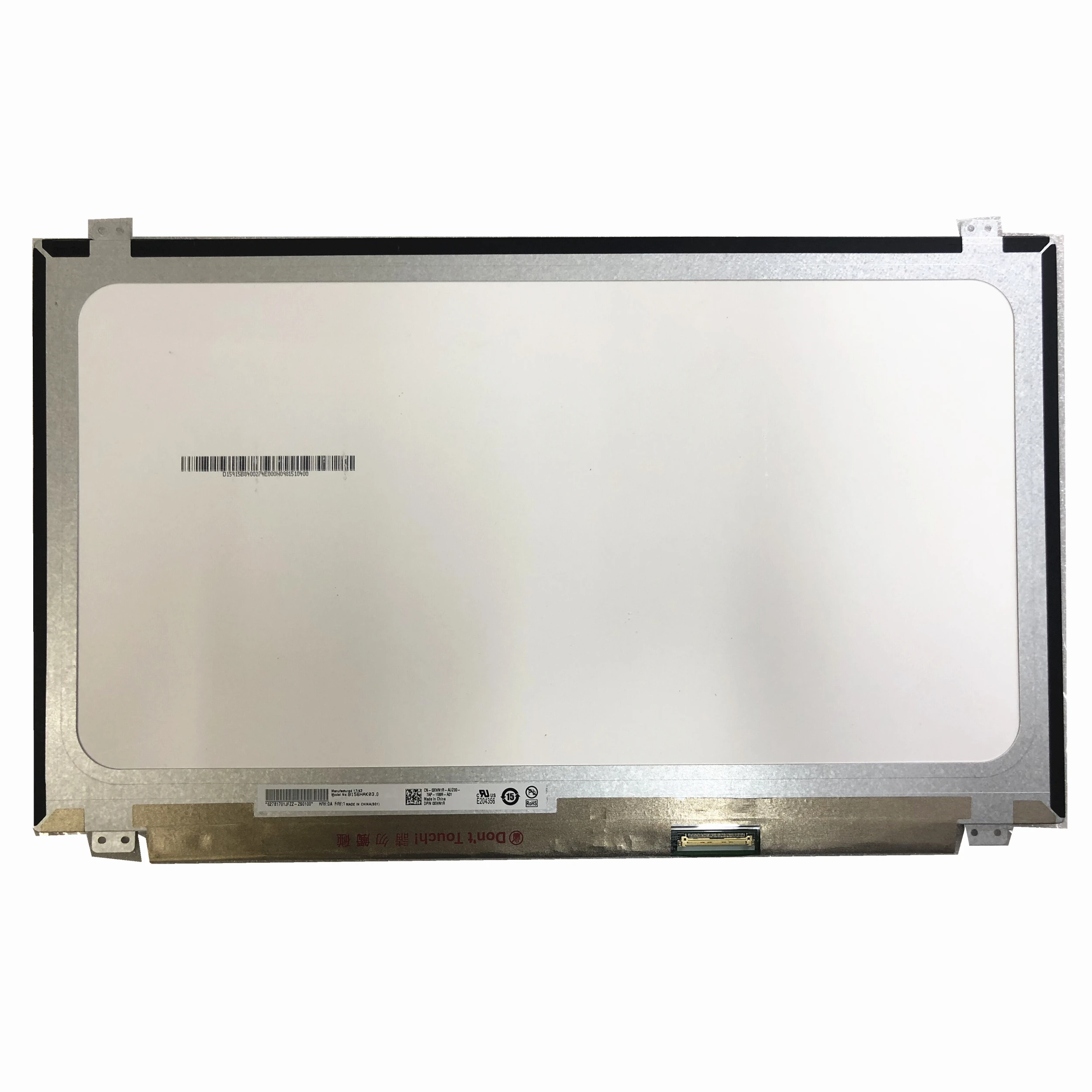 

Free Shipping B156HAK03.0 B156HAK03 With TOUCH Screen Digitizer LED LCD Display Laptop Screen 1920*1080 EDP 40 Pins