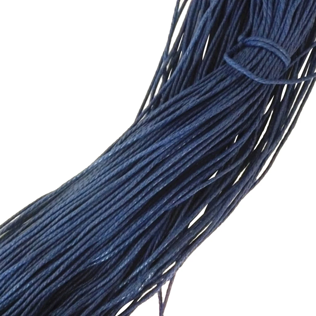 Royalblue 19 цветов 10 метров Вощеная хлопковая Веревка из бисера 2 мм для браслета ожерелье DIY ювелирные изделия-Аксессуары - Цвет: Royalblue