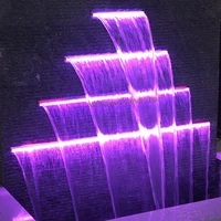 waterfalls fountain sheer descent with led for swimming pool outdoor gardenoutdoor swimming pool shower waterfalls nozzle