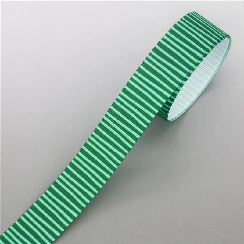 DHK 5 ярдов арбуз плед напечатан Grosgrain ленты ленточный аксессуар Hairbow Головные