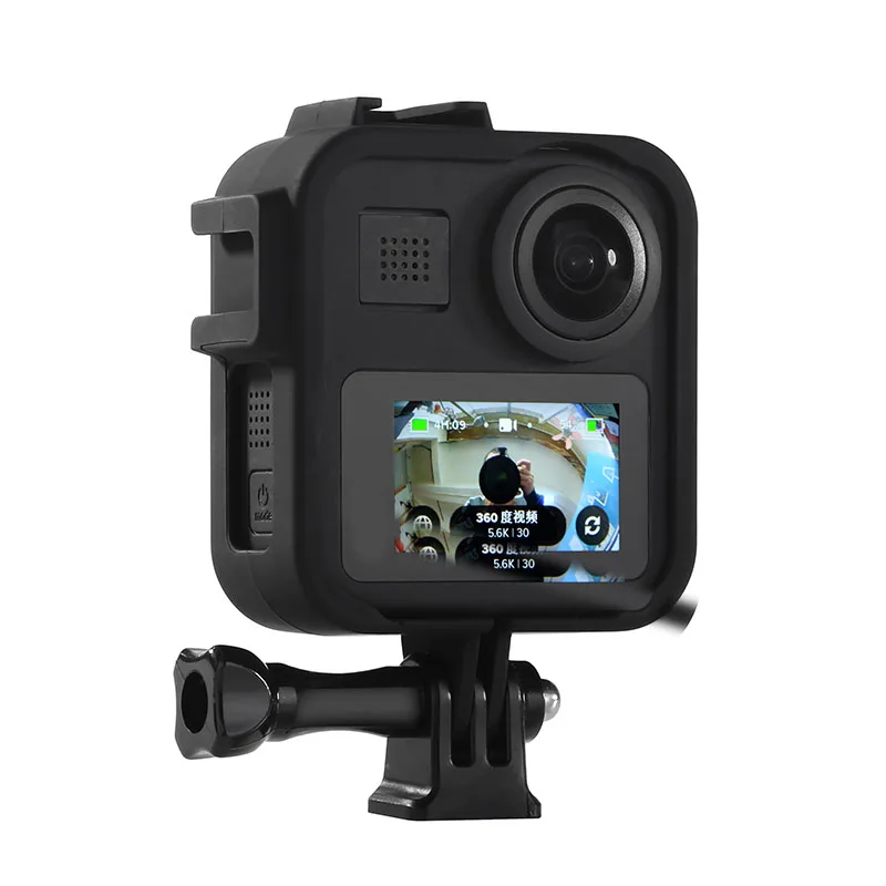 Чехол для gopro max аксессуары панорамной экшн камеры защитная рамка с креплением