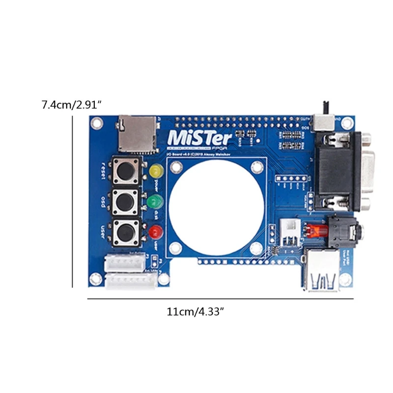 

Terasic DE10-Nano accessories Mister FPGA IO Board Set HUB USB Extender Analog