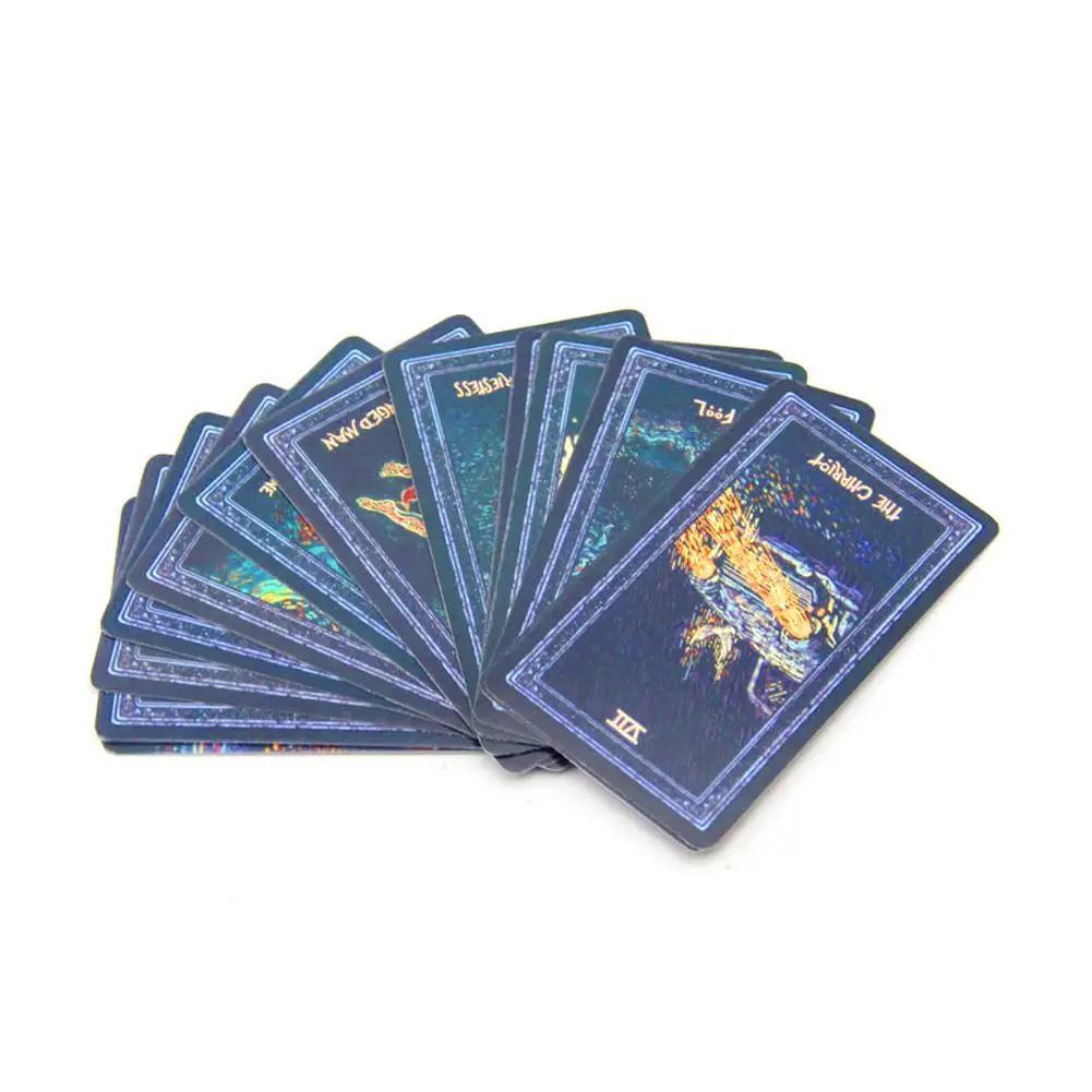 Английская DIY Cashing Призма видения настольная игра, карты Таро колода Fortune Talking креативный английский Таро на заказ Таро