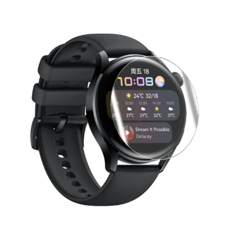 BEHUA Hydrogel Film For Huawei Watch 3 Smartwatch Soft Protective Films Full Screen Protector Cover Not Glass Accessories