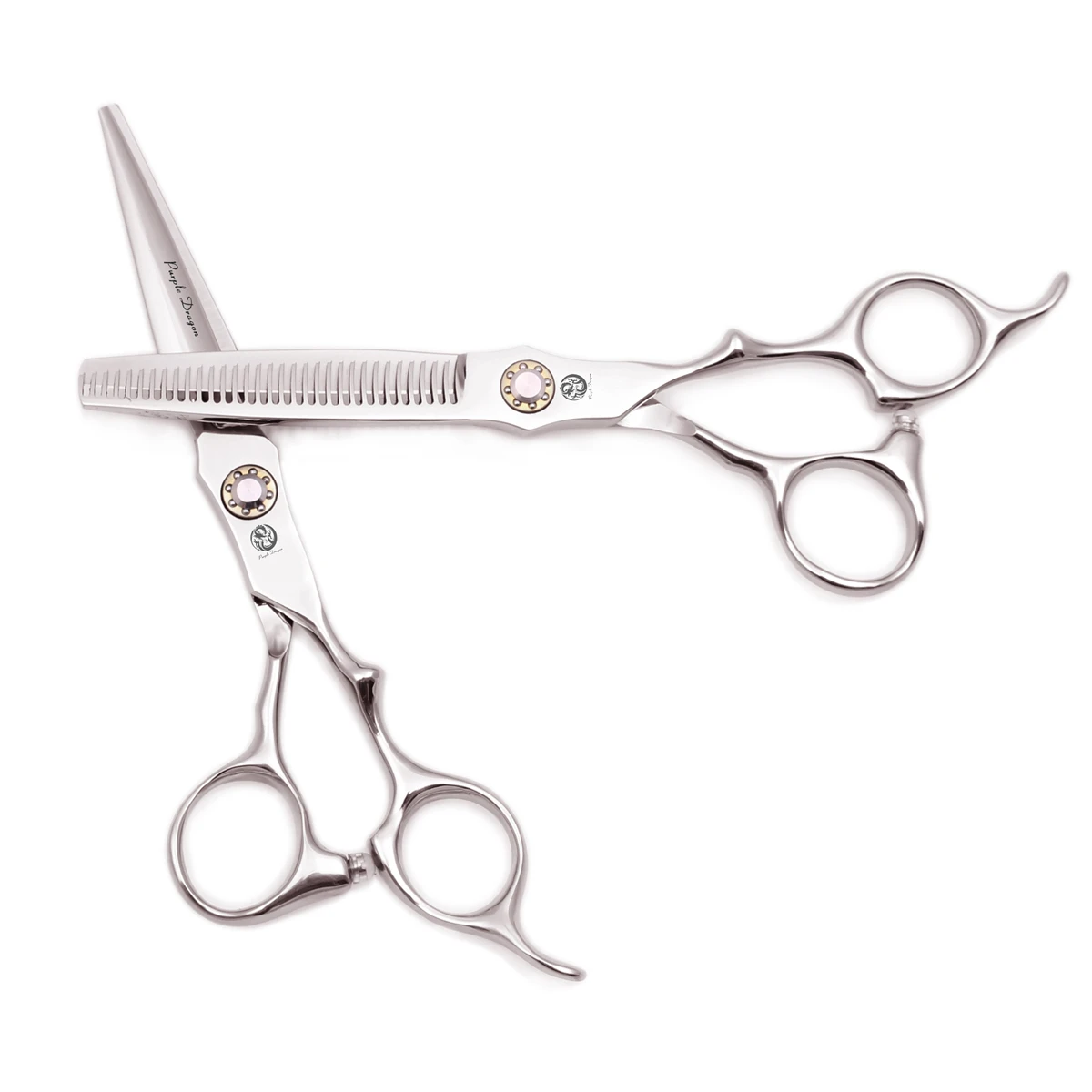 Парикмахерские ножницы Prfessional фиолетовый дракон 5 дюймов Японские Стальные