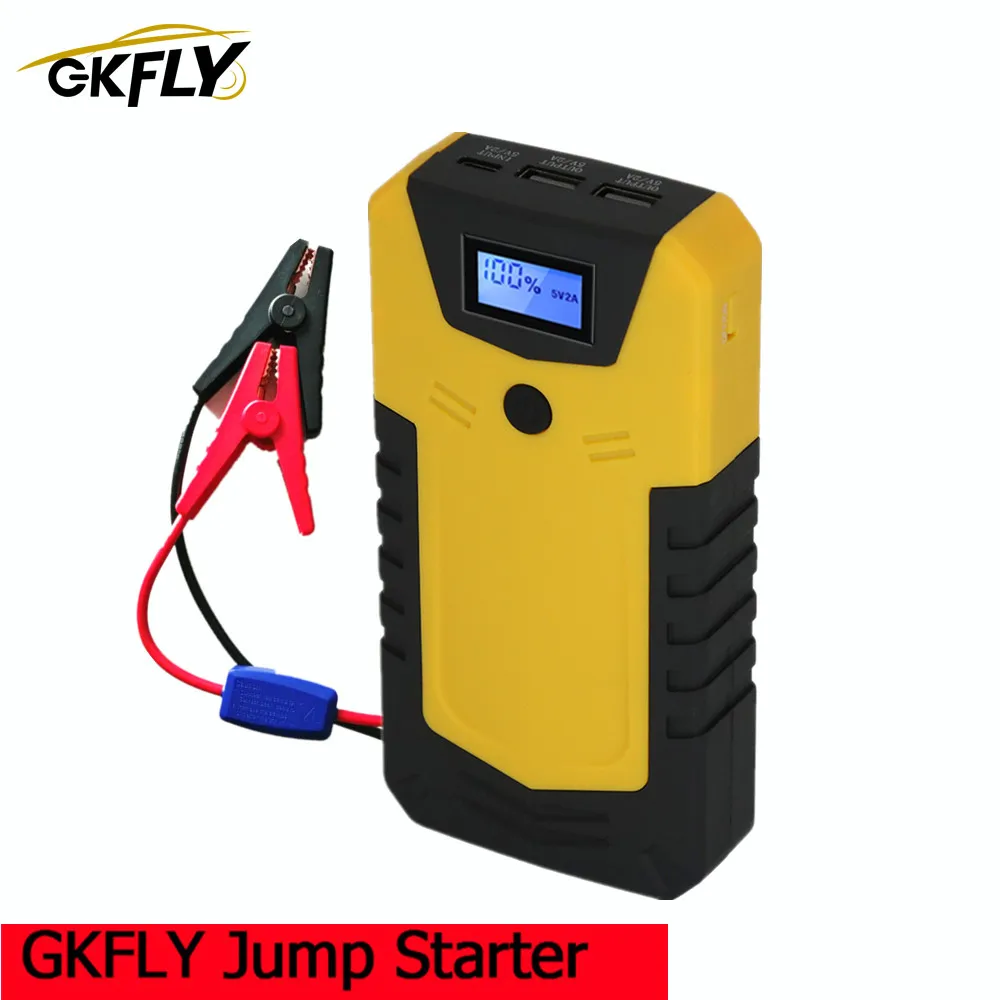 Пусковое устройство GKFLY для автомобиля портативное запуска авто 12000 мАч 12