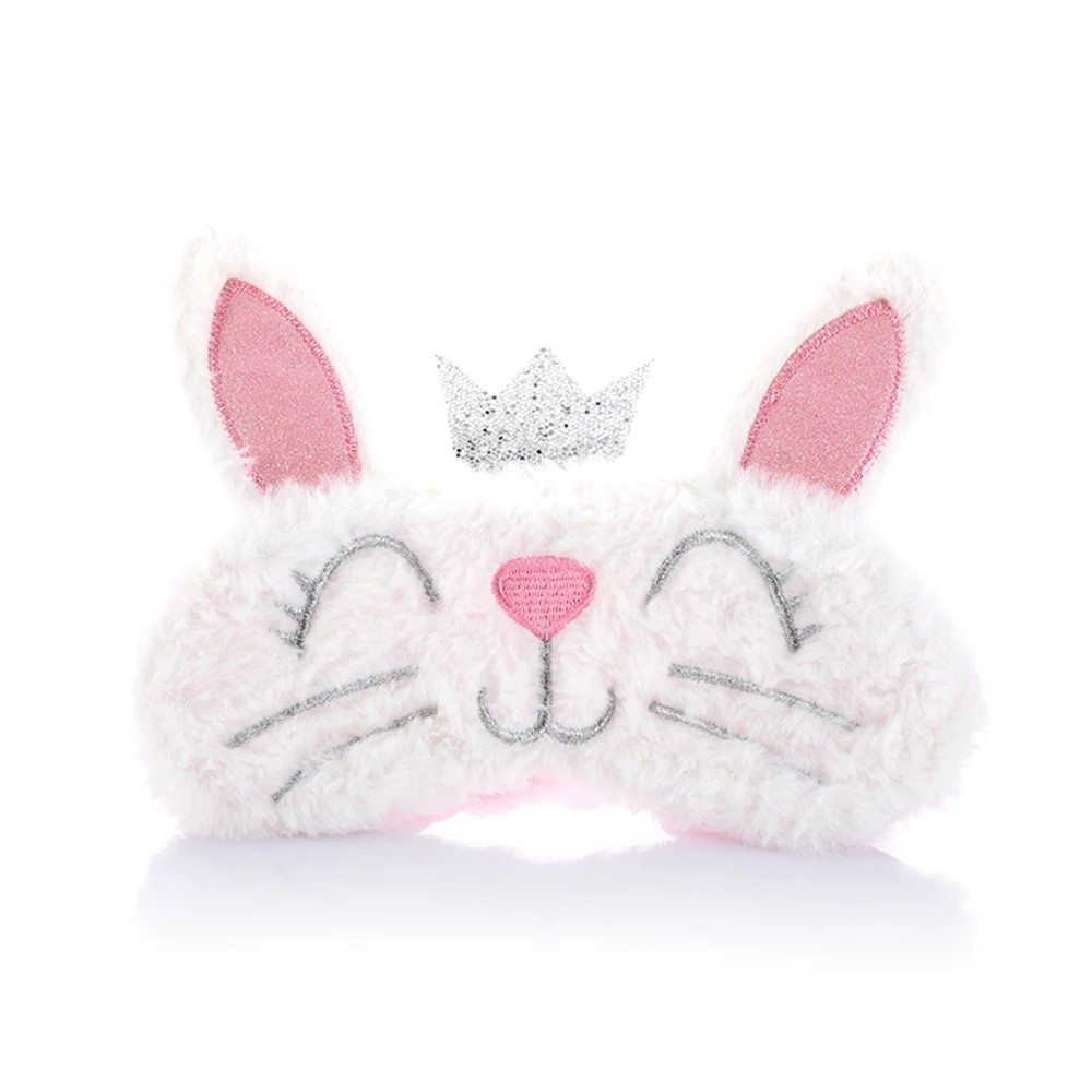 

Hairy Children Sleep Mask for Eyes Bandag Plush Rabbit Lovely Eye Patches Child Sleeping Mask Kid Cute Animal Sleep Masks Soft