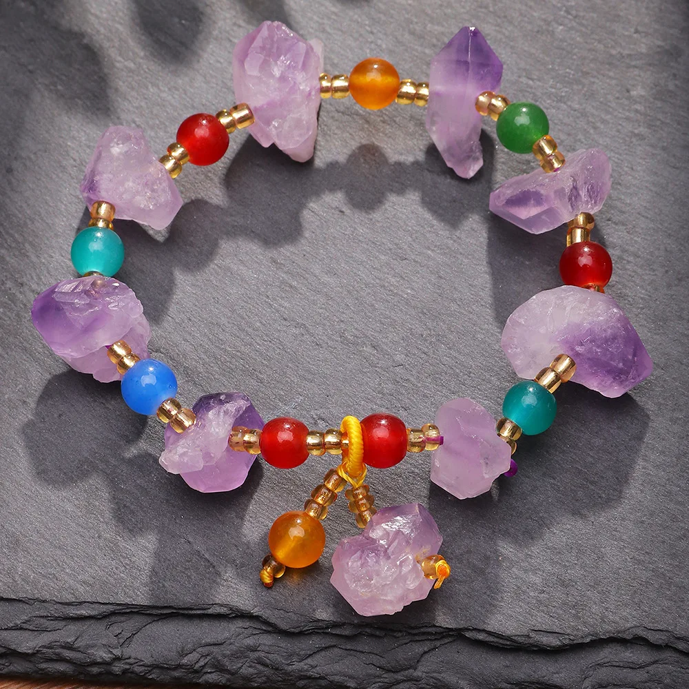 

New Arrival Fashion Natural Stone Beads Handmade Bracelets Bangles Jewelry for Women Female Bohemia Vacation Bracelet Jewelry