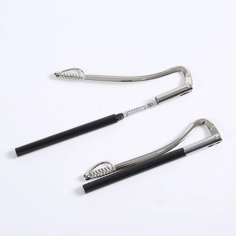 75 мм черный эктрофорез двойного сложения пружинный зажим для денег бумажник