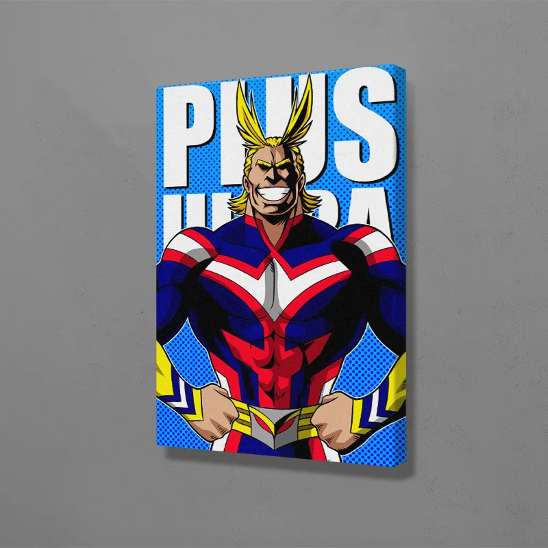 All Might Toshinori Яги боку нет героев Академия настенное искусство холст украшение