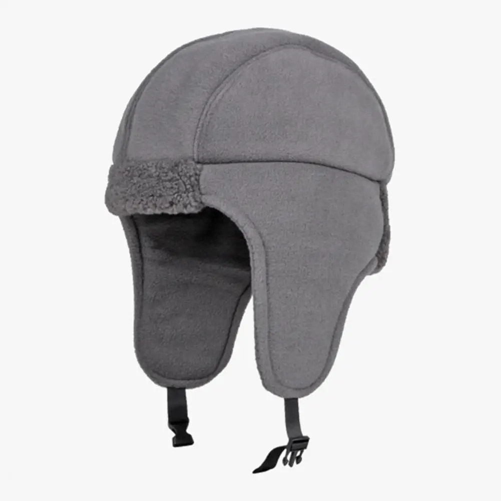 

Trendy Ear Flap Caps Fine Workmanship Winter Hat Thickened Foldable Fleece Lined Ear Flap Caps