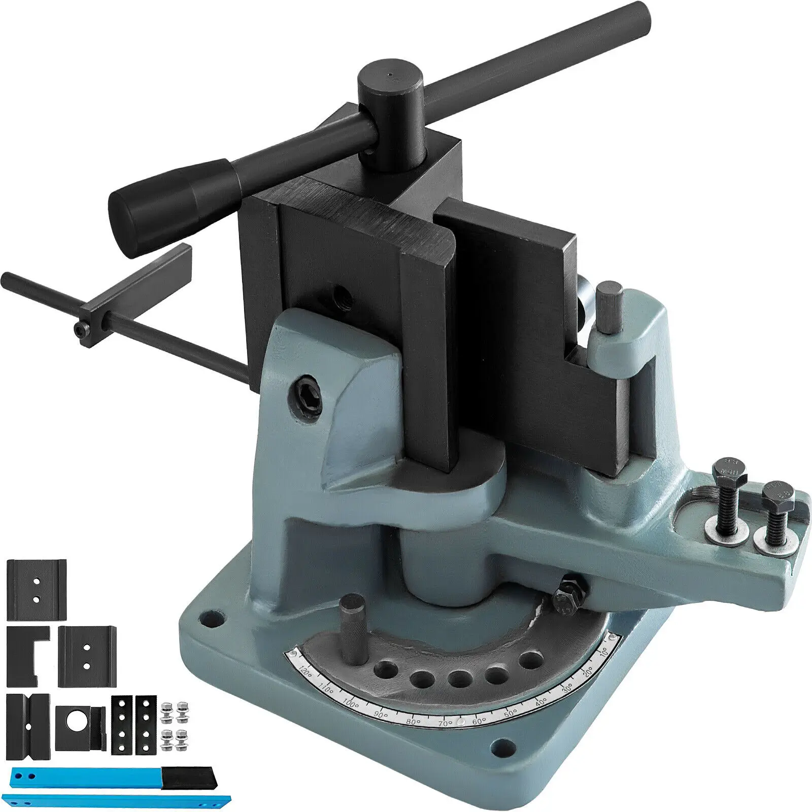 

Универсальный гибочный станок 0-120 градусов, съемный Круглый гибочный стальной сверхпрочный металлический гибочный рычаг