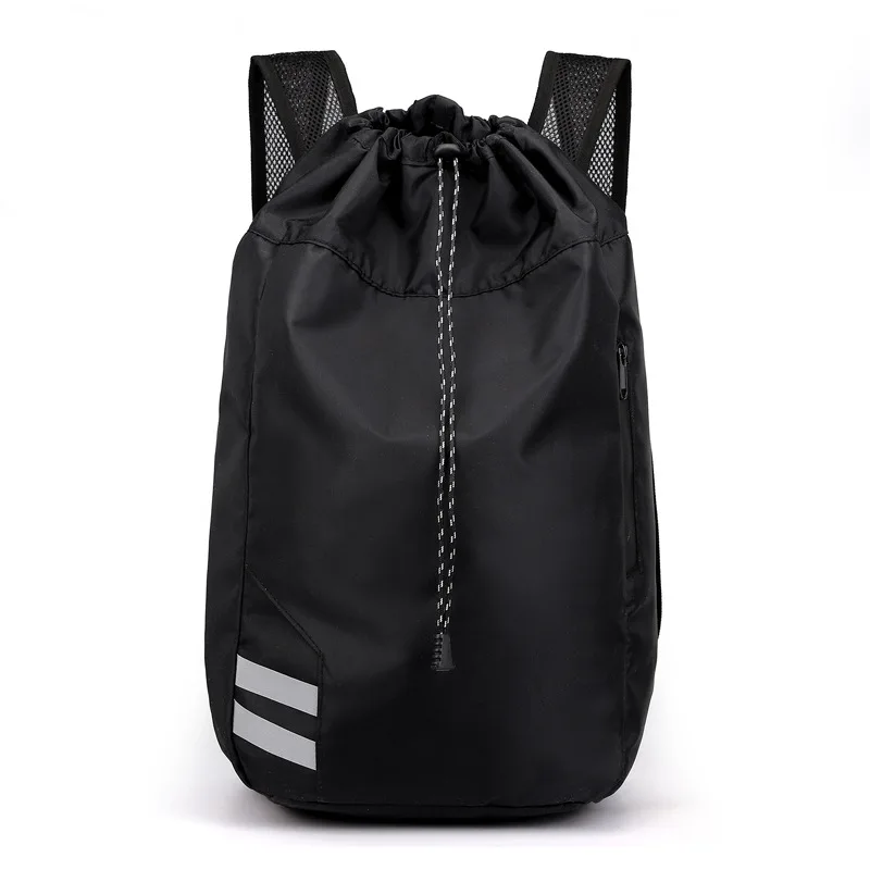 

Fitness bag trendy man drawstring bag casual shoulder bag sports tube bag training basketball bag travel backpack female