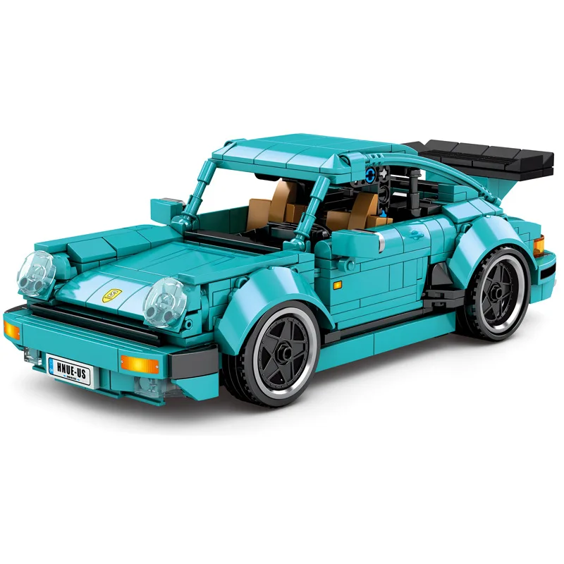 SY8310 высокотехнологичный суперкар MOC зеленый Тяговый автомобиль улучшенная