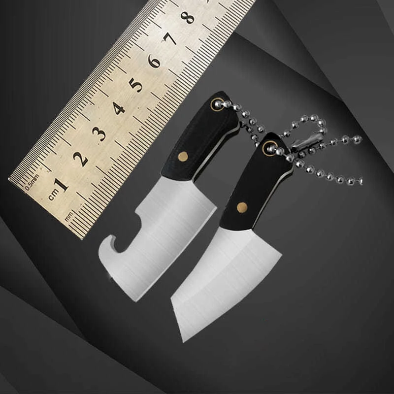 Mini Knife Keychain Portable Tool Beer Glass Simulation Food Handicraft Key Women Men Jewelry Accessories Gift | Украшения и