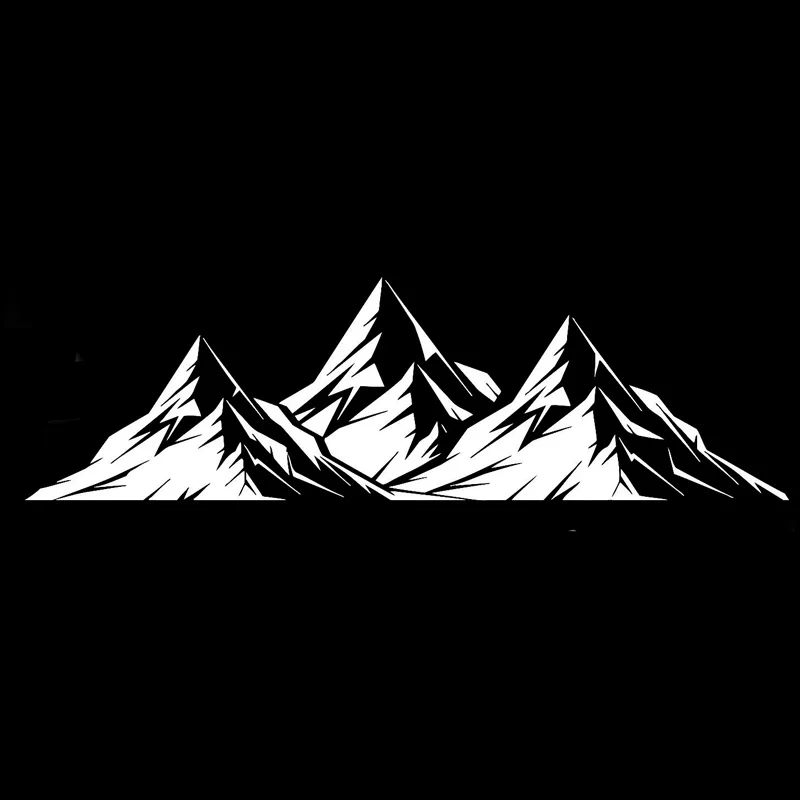 

Hot Sell Trend Car Stickers Mountains Room Vinyl Car Styling Stickers Decals Decor Black/Silver 17cm*5cm