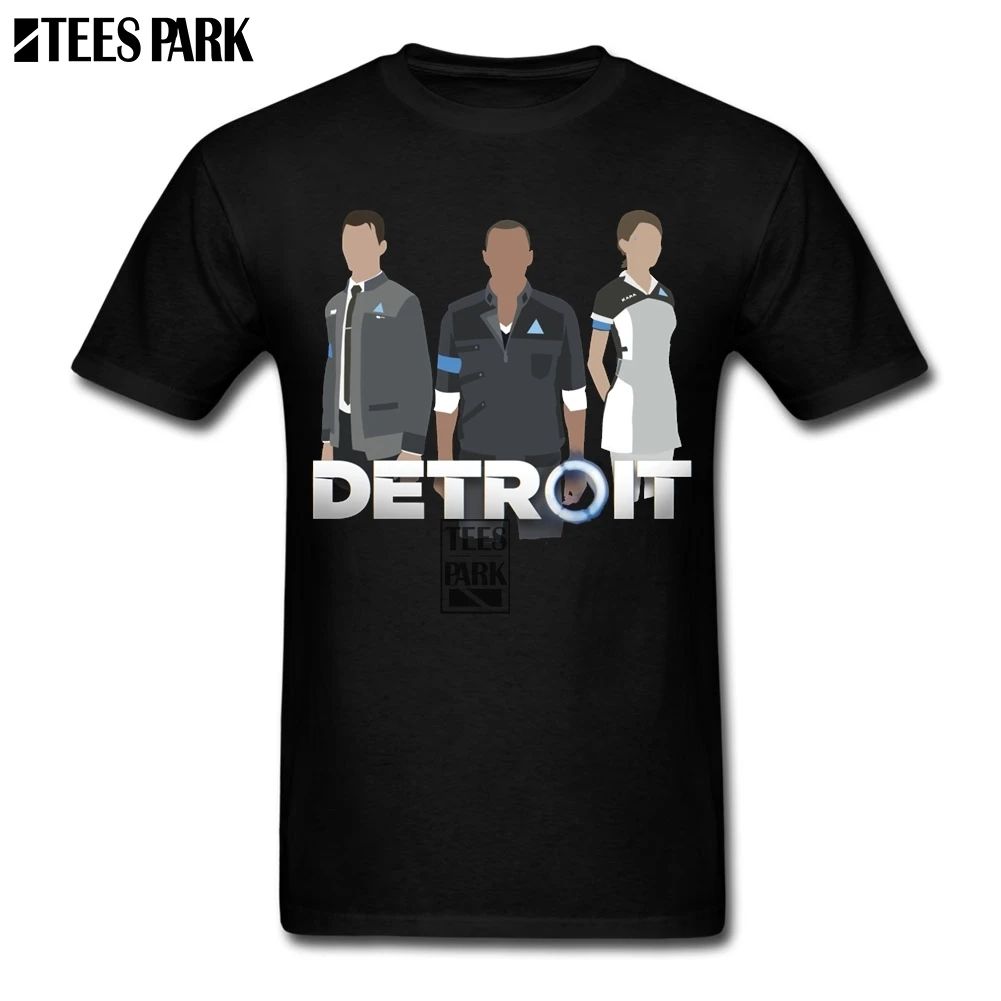 Бесплатная доставка футболка Детройт станьте человеком Маркус Кара Коннор