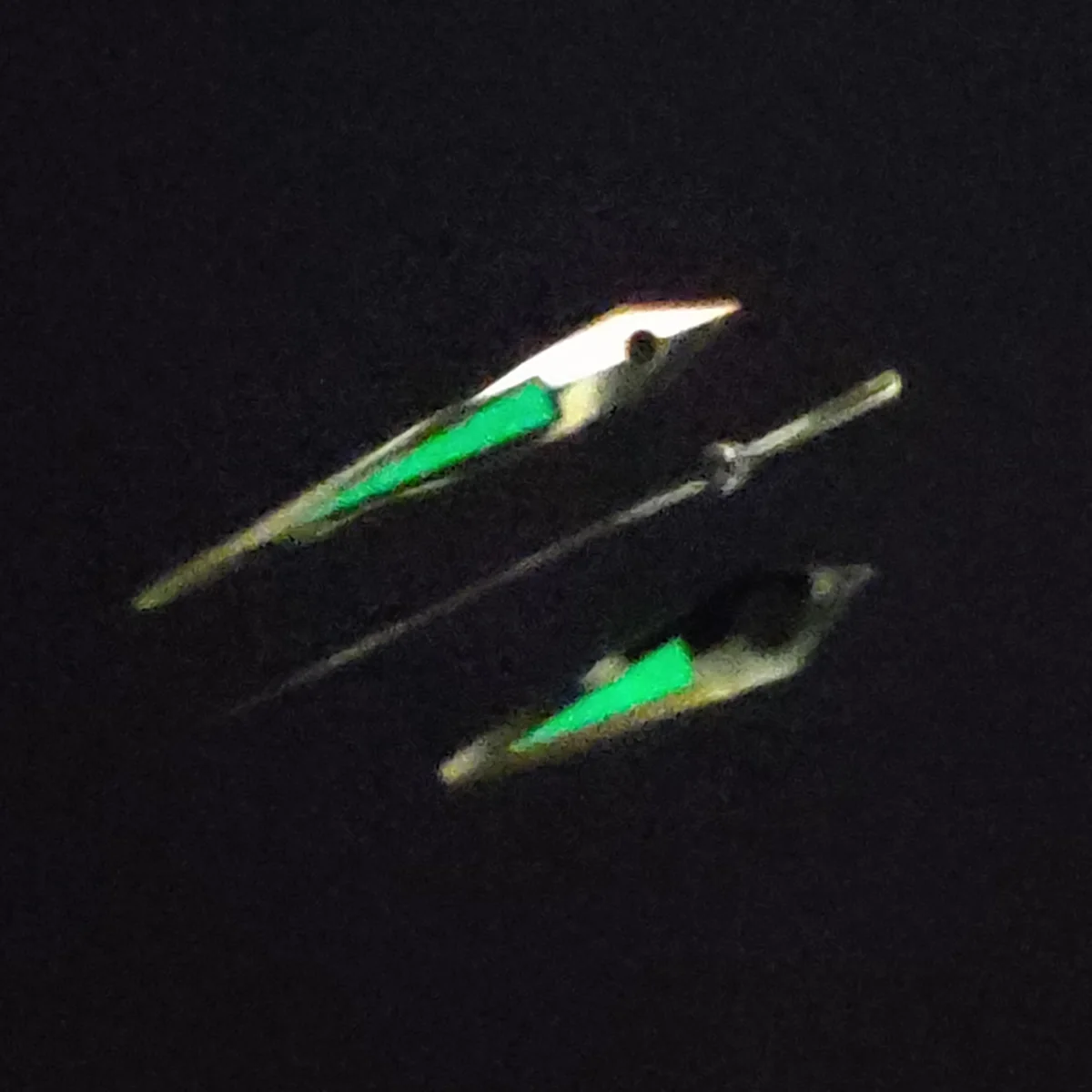 Аксессуары для часов указка NH35 Золотая зеленая супер светящаяся подходит NH36