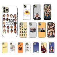 the office montage dwighst schute michael scott phone case for iphone 13 11pro max 8 7 6 6s plus x xs max 5 5s se xr fundas capa