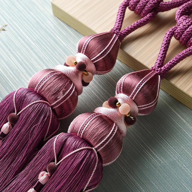 

European Style Curtain Tassel Tassel Accessories Curtain Buckle Curtain Bandage Rope Decoration Tassel Curtain Tassel Free