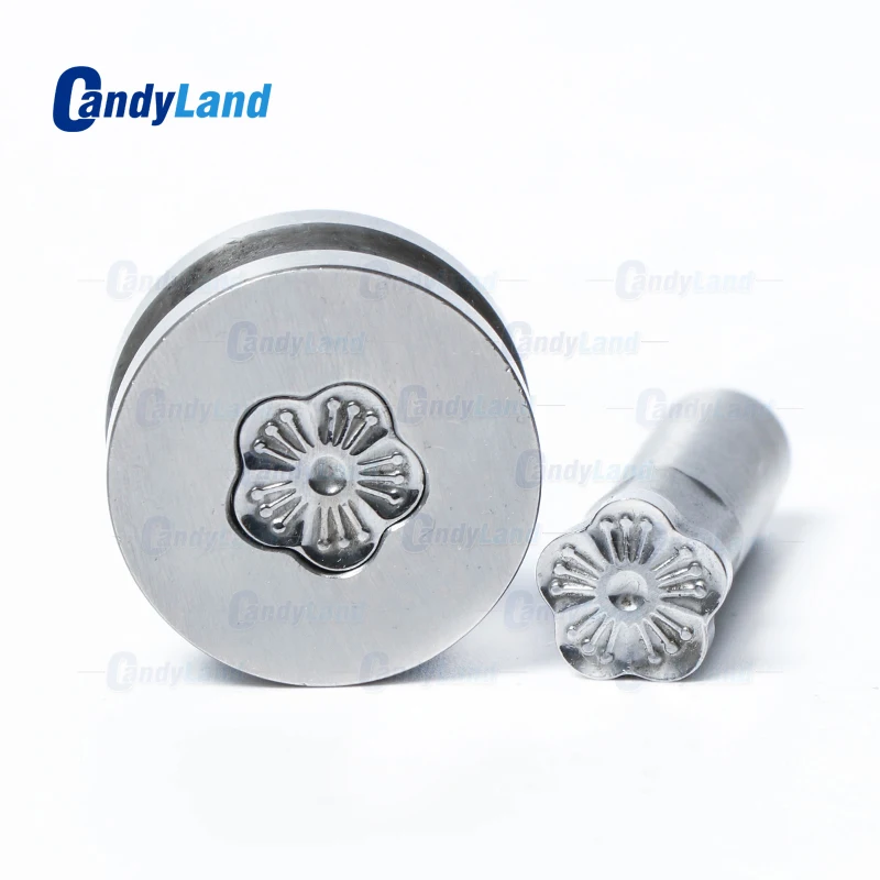 

CandyLand Plum Blossom Logo Tablet Die Pill Press Mold Candy Punching Die Custom Logo Calcium Tablet Punch Die For TDP 0 Machine