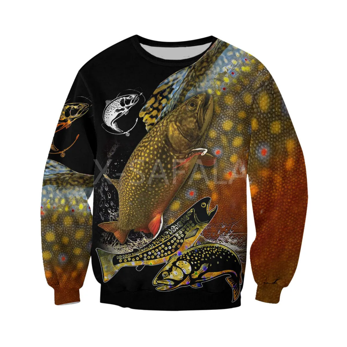 

Love Brook Trout Fishing 3D All Print Plus Hoodie Man Women Harajuku Outwear Zipper Pullover Sweatshirt Casual Unisex Jacket