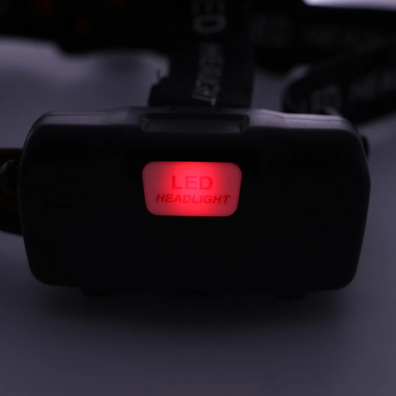 Супер яркий светодиодный налобный фонарь 3 * T6 Фонарь + 2*18650 батарея AC/Car/USB зарядное