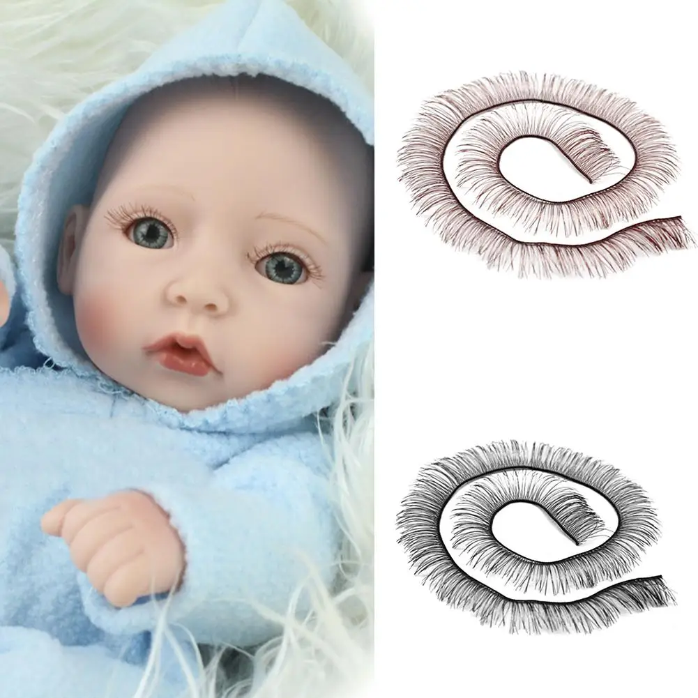 20 см ресницы для маленьких кукол милые кусочки кластеров Куклы Аксессуары