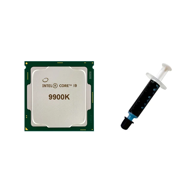 Intel Core i9 9900K Processor with Thermal Grease i9 9th Generation CPU i9 9900 with Thermal Paste PC Parts 2 Years Warranty 3