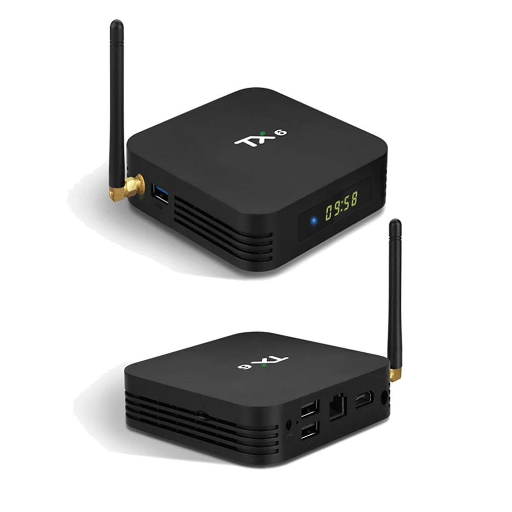 UVZ TX6 ТВ приставка Android 9 0 Allwinner H6 4 Гб 64 до 1 5 ГГц четырехъядерный ARM Cortex A53 Bluetooth HD