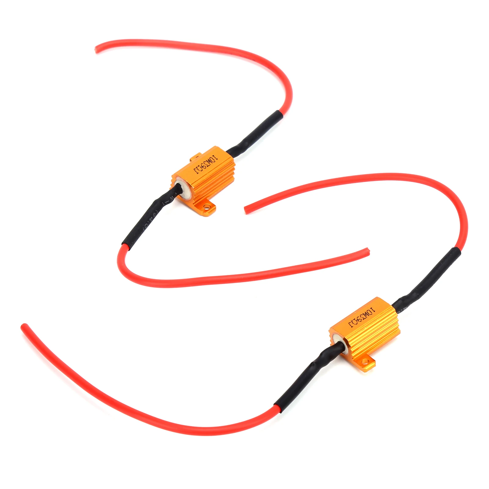 2 шт. светодиодный декодер 10 Вт Резистор нагрузки Canbus без ошибок в автомобиле