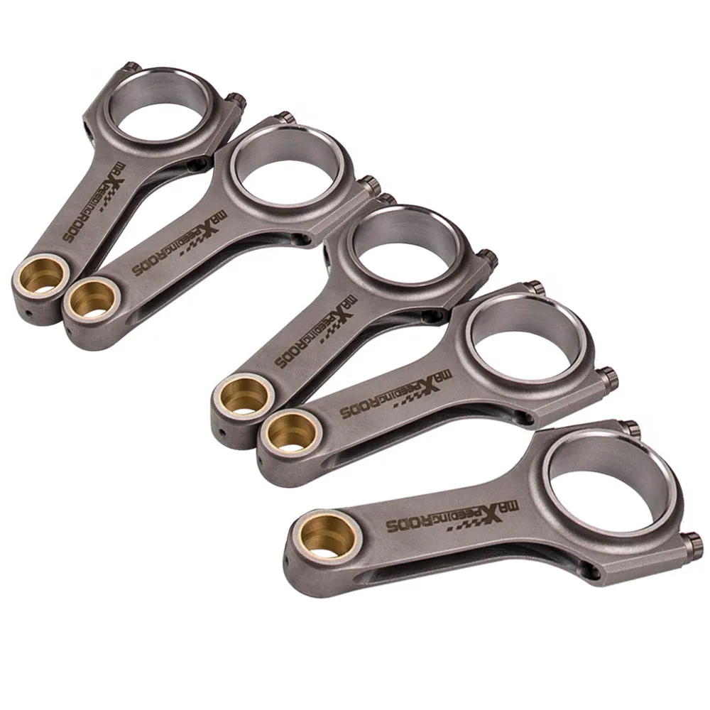 

4340 Connecting Rods For Volvo 850 C70 T5 V70 2.3L 4pcs Conrod Pleuel ARP 2000 Bolts 600-800HP Piston Pin Balanced Con Rod