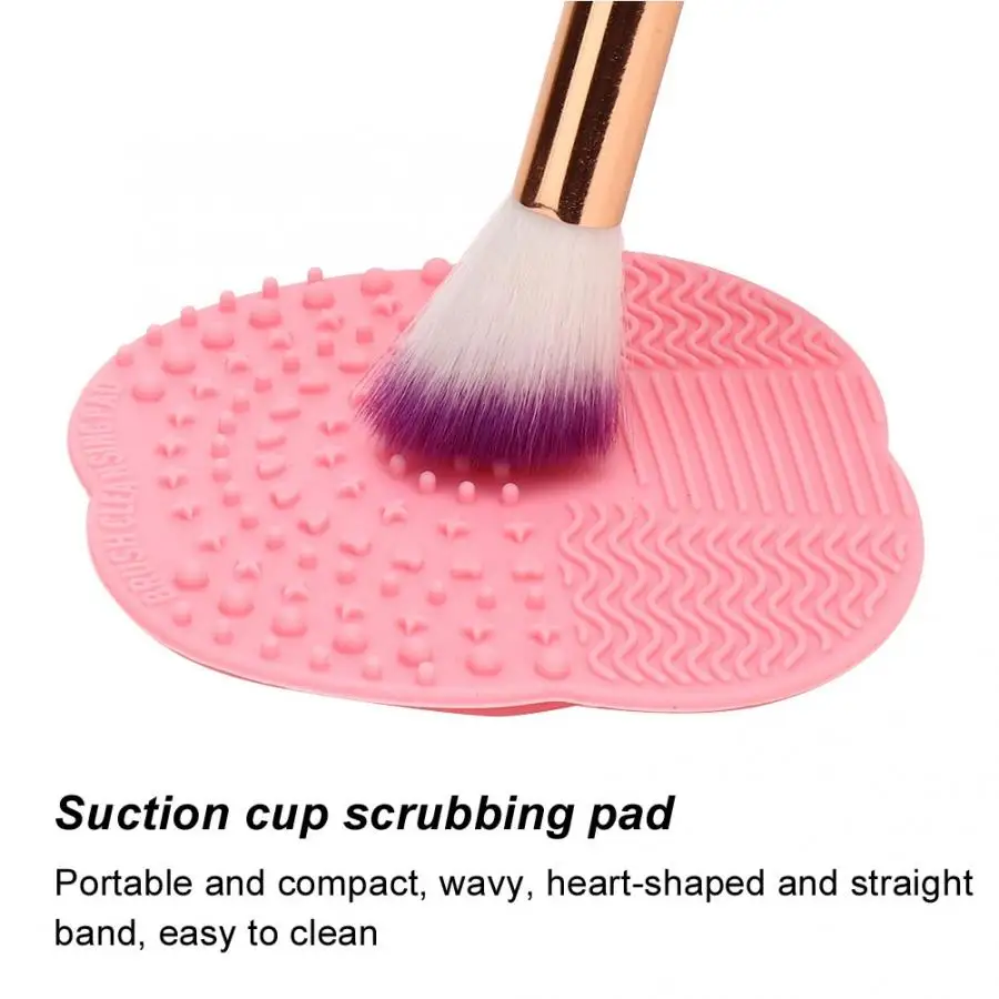 Силиконовый коврик для очистки кистей косметическая кисть мытья макияжа гель