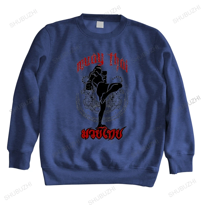 

Мужская Осенняя толстовка, черная хлопковая толстовка с капюшоном, уличная одежда muay thai kick, тайское боевое искусство, логотип, унисекс, мужс...