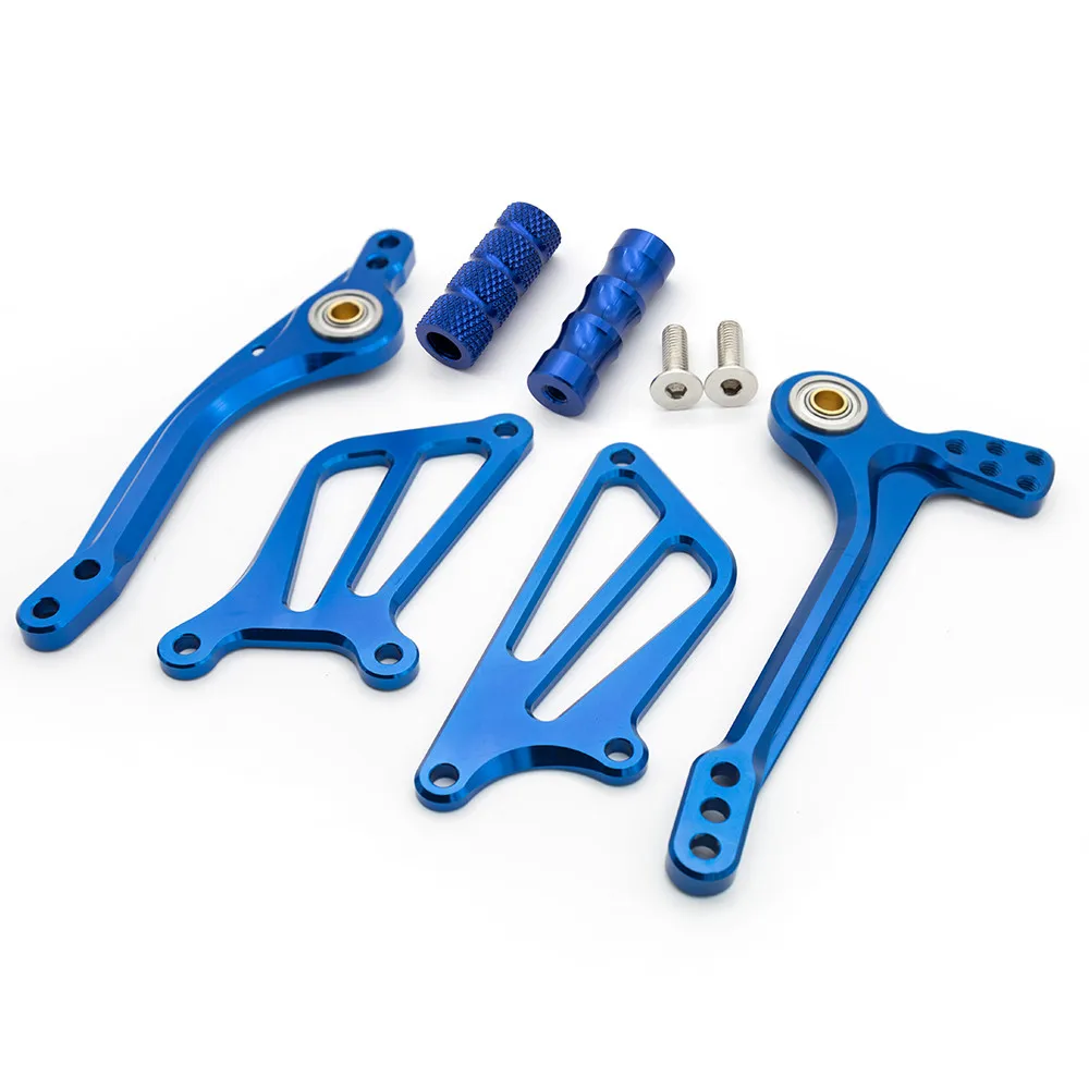 

For Suzuki SV650 SV650S SV 650 2015-2018 Aluminum Motorcycle Rearset Footrest Footpeg Brake Gear Shift Shifter Lever + Wing