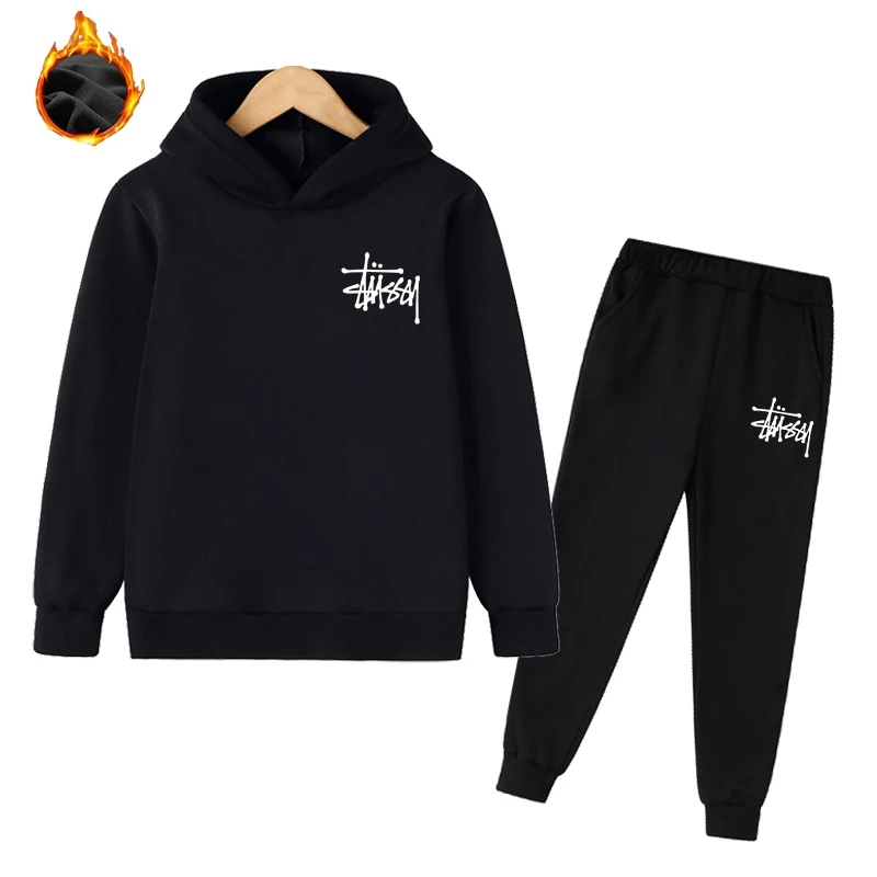 

Hoodie Set Boy suit Girl suit Children's 4-14 Years Old Clothes Children Clothing Set Children Sweater Set Children Hoody Set