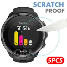 5 Pieces 9H Premium Tempered Glass For SUUNTO 3 Fitness Smartwatch Screen Protector for SUUNTO 3 Fitness Film Accessories
